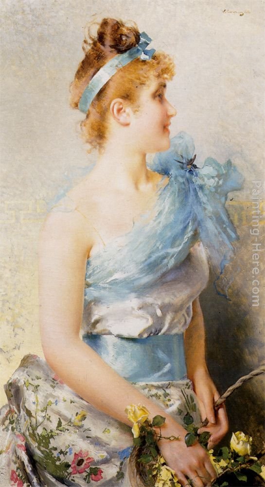 Vittorio Matteo Corcos A Spring Beauty
